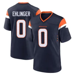Youth Sam Ehlinger Denver Broncos No.0 Game Alternate Jersey - Navy