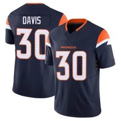 Youth Terrell Davis Denver Broncos No.30 Limited Alternate Vapor F.U.S.E. Jersey - Navy