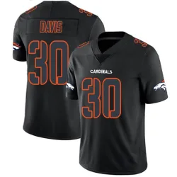 Youth Terrell Davis Denver Broncos No.30 Limited Jersey - Black Impact