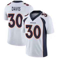 Youth Terrell Davis Denver Broncos No.30 Limited Vapor Untouchable Jersey - White