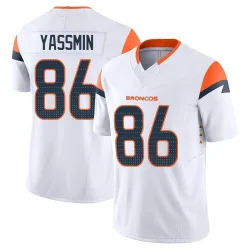 Youth Thomas Yassmin Denver Broncos No.86 Limited Vapor F.U.S.E. Jersey - White