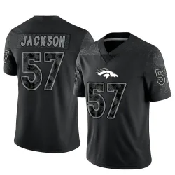 Youth Tom Jackson Denver Broncos No.57 Limited Reflective Jersey - Black