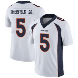 Youth Trent Sherfield Sr. Denver Broncos No.5 Limited Vapor Untouchable Jersey - White