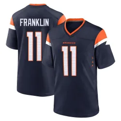 Youth Troy Franklin Denver Broncos No.11 Game Alternate Jersey - Navy