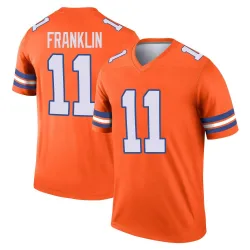 Youth Troy Franklin Denver Broncos No.11 Legend Alternate Mile High Collection 1977 Throwback Jersey - Orange