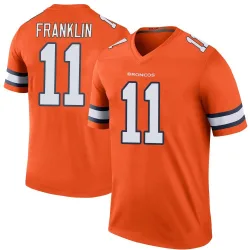 Youth Troy Franklin Denver Broncos No.11 Legend Color Rush Jersey - Orange