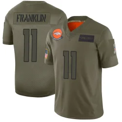 Youth Troy Franklin Denver Broncos No.11 Limited 2019 Salute to Service Jersey - Camo