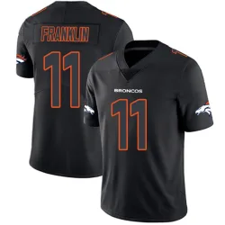 Youth Troy Franklin Denver Broncos No.11 Limited Jersey - Black Impact