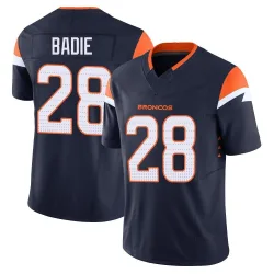 Youth Tyler Badie Denver Broncos No.28 Limited Alternate Vapor F.U.S.E. Jersey - Navy