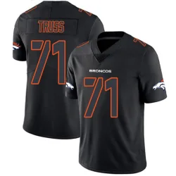 Youth Xavier Truss Denver Broncos No.71 Limited Jersey - Black Impact