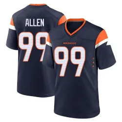 Youth Zach Allen Denver Broncos No.99 Game Alternate Jersey - Navy